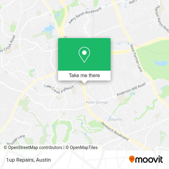 1up Repairs map