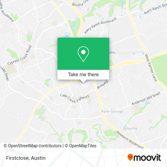 Firstclose map