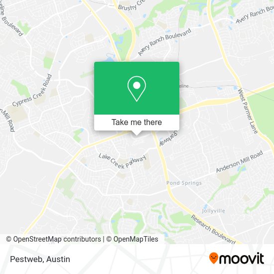 Pestweb map