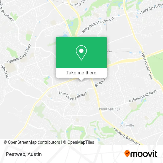 Pestweb map