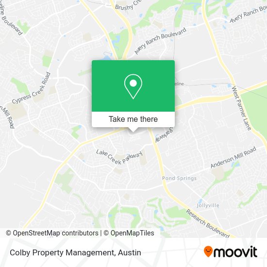 Colby Property Management map
