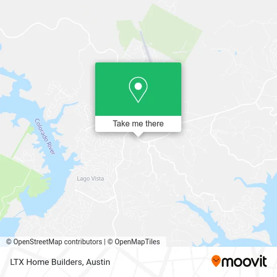 LTX Home Builders map