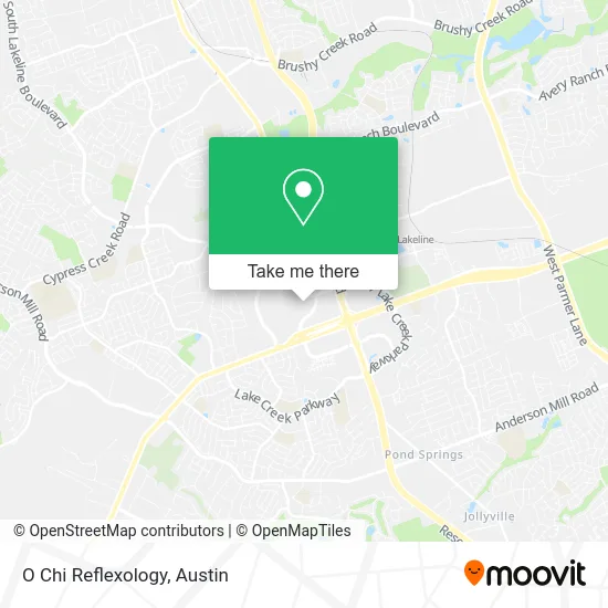 O Chi Reflexology map