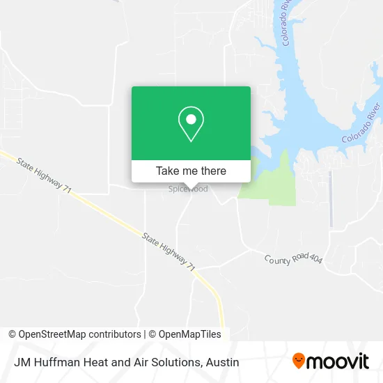 JM Huffman Heat and Air Solutions map