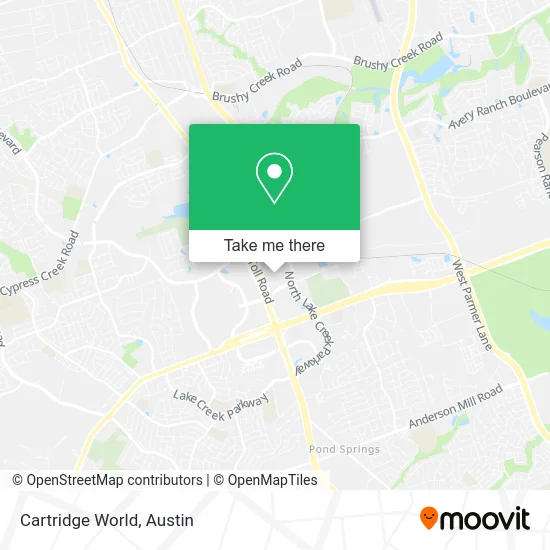 Mapa de Cartridge World