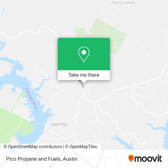 Pico Propane and Fuels map