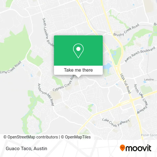 Guaco Taco map