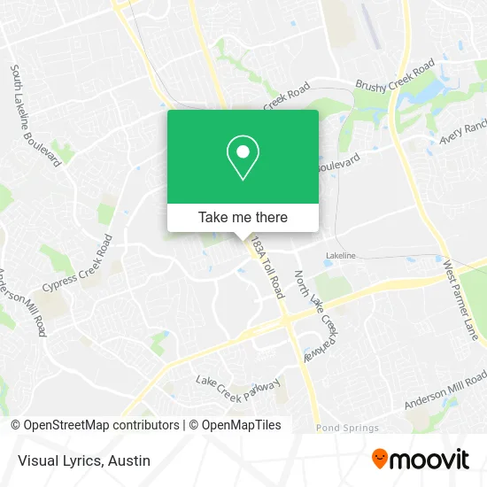 Visual Lyrics map