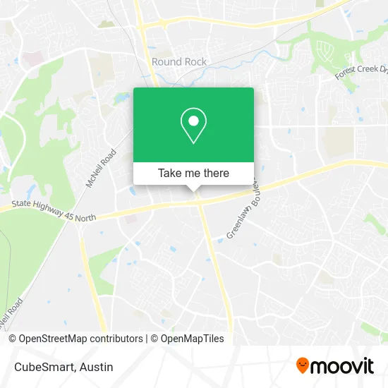 CubeSmart map
