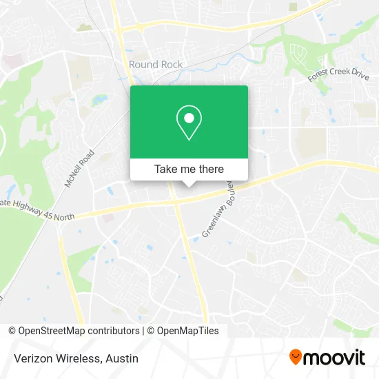 Verizon Wireless map