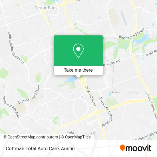 Cottman Total Auto Care map