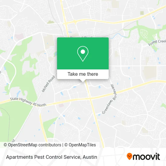 Apartments Pest Control Service map