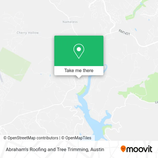 Abraham's Roofing and Tree Trimming map