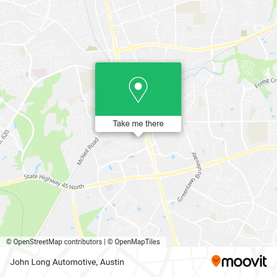 John Long Automotive map