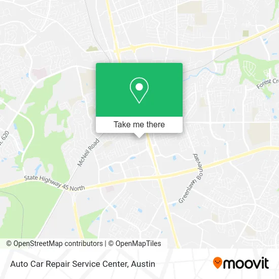 Auto Car Repair Service Center map