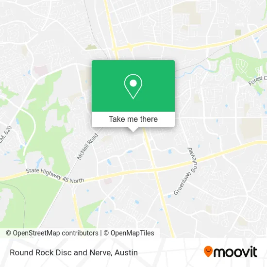 Round Rock Disc and Nerve map