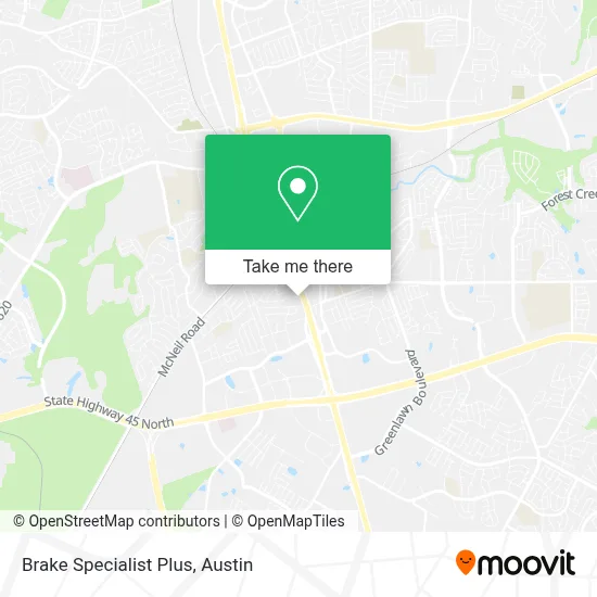 Brake Specialist Plus map