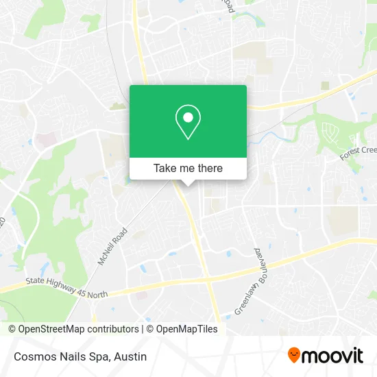Cosmos Nails Spa map