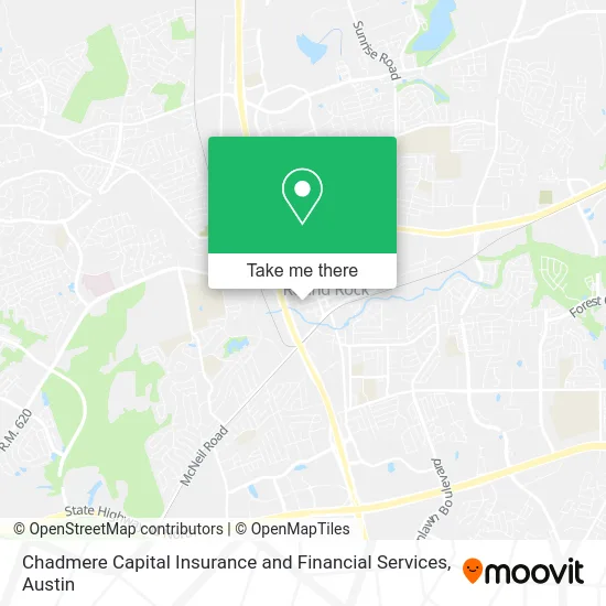 Chadmere Capital Insurance and Financial Services map
