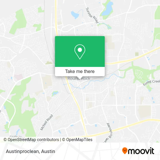 Austinproclean map