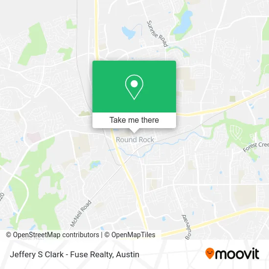 Jeffery S Clark - Fuse Realty map