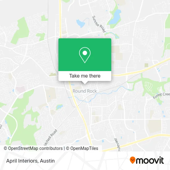 April Interiors map