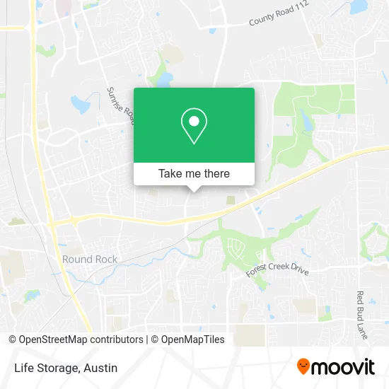 Life Storage map