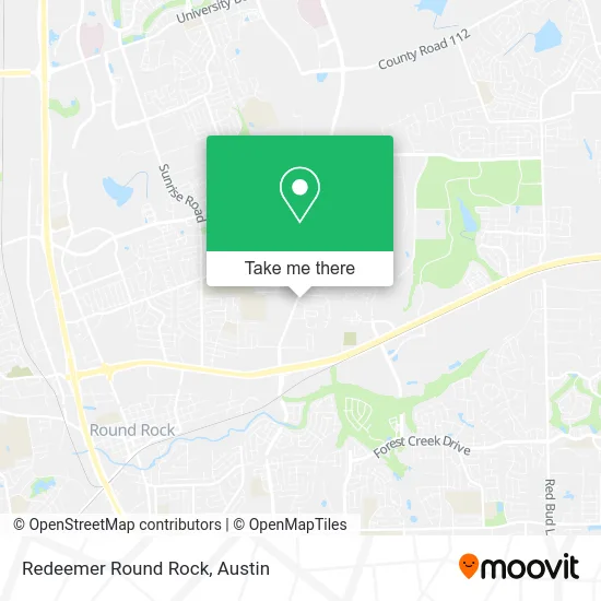 Redeemer Round Rock map