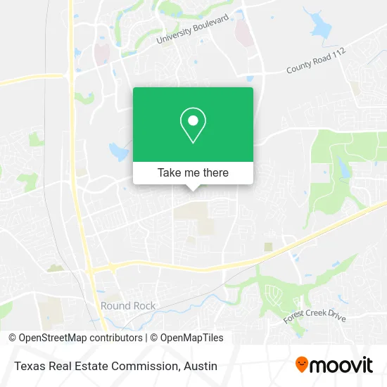 Texas Real Estate Commission map