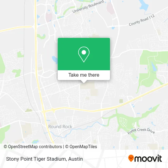Stony Point Tiger Stadium map