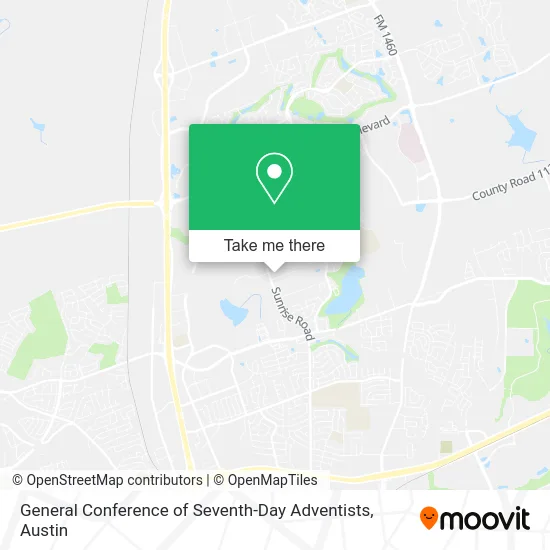 General Conference of Seventh-Day Adventists map