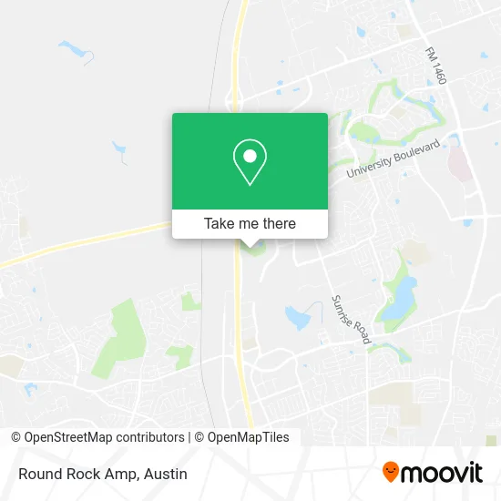 Round Rock Amp map