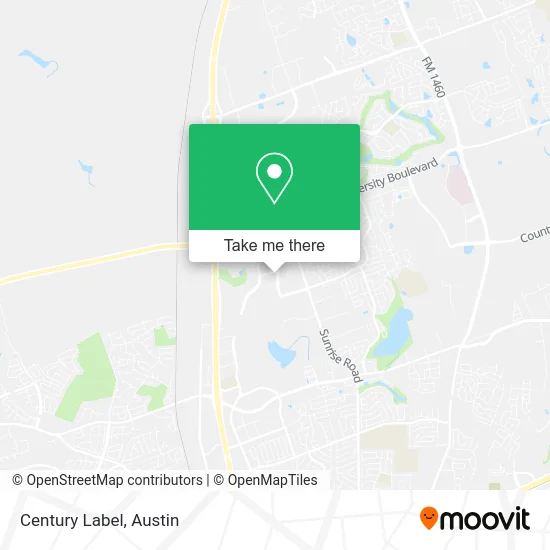 Century Label map