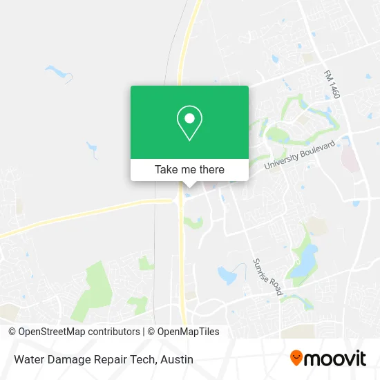 Water Damage Repair Tech map