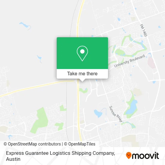 Express Guarantee Logistics Shipping Company map