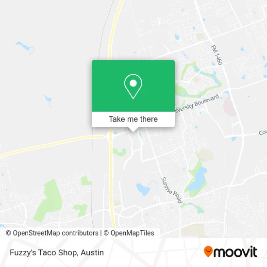Fuzzy's Taco Shop map