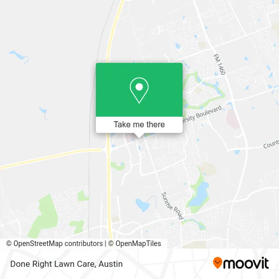 Done Right Lawn Care map