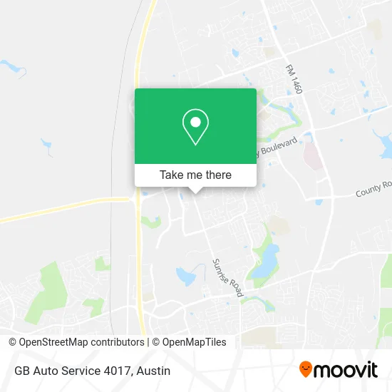 GB Auto Service 4017 map