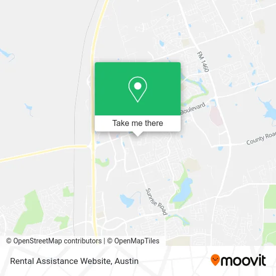 Rental Assistance Website map