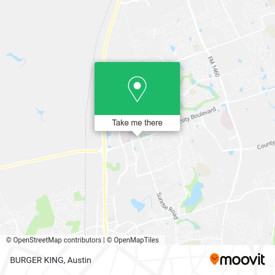 BURGER KING map