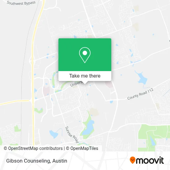 Gibson Counseling map