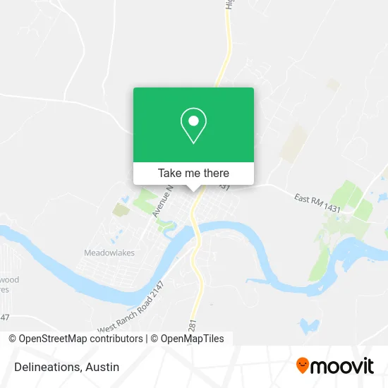 Delineations map