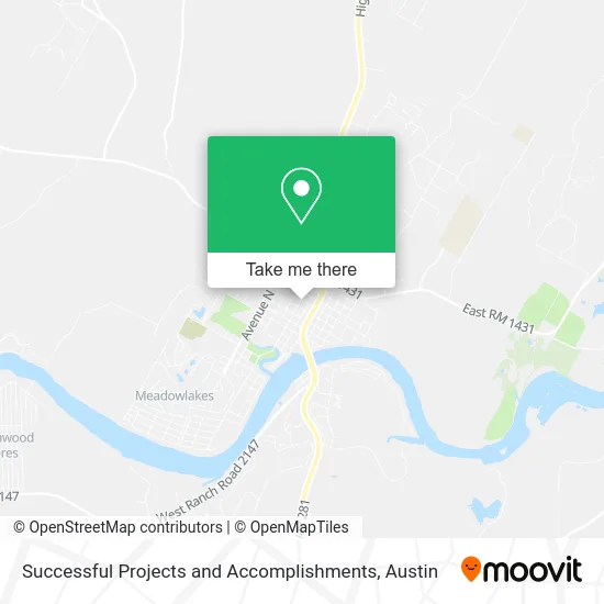 Successful Projects and Accomplishments map