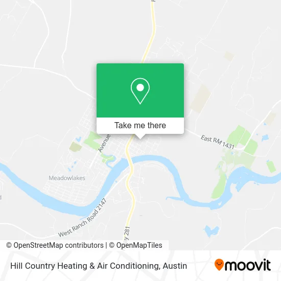 Hill Country Heating & Air Conditioning map