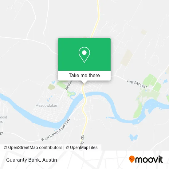 Guaranty Bank map