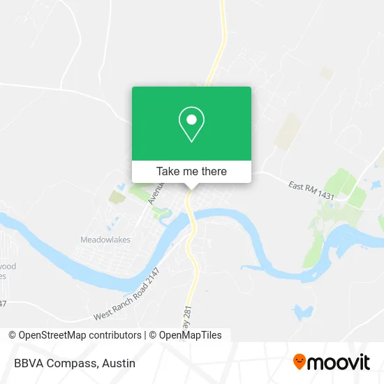BBVA Compass map