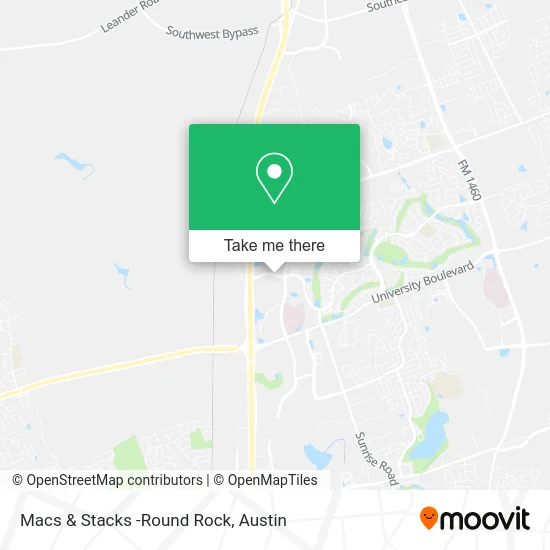 Macs & Stacks -Round Rock map