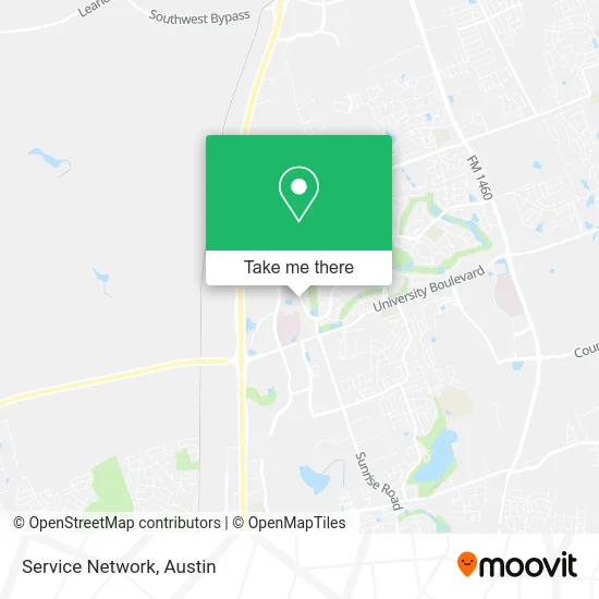 Service Network map