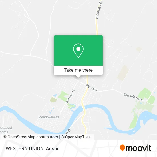 WESTERN UNION map