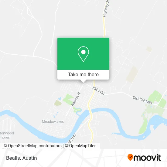 Bealls map